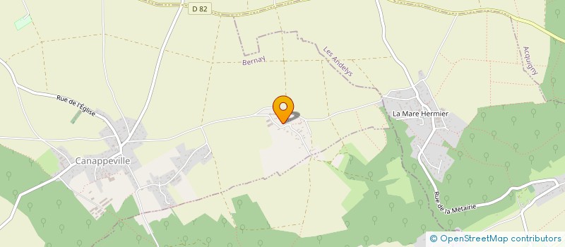 localisation de l'entreprise GFA LE BOULAY BREANT  CANAPPEVILLE