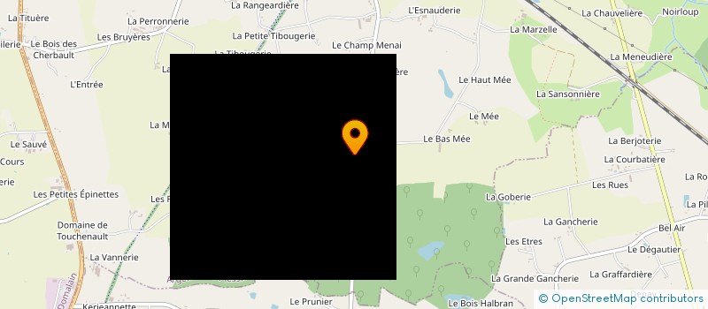 localisation de l'entreprise GFA LE BRULIS DU BOIS  ARGENTRE-DU-PLESSIS