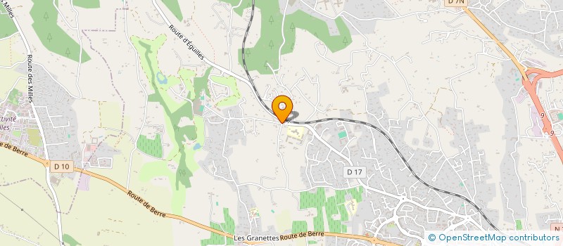 localisation de l'entreprise GFA LE CHATEAU DES OLIVIERS PROVENCE 855  AIX-EN-PROVENCE