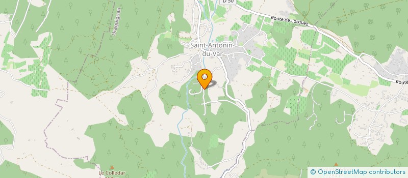 localisation de l'entreprise GFA LE CLAOU  SAINT-ANTONIN-DU-VAR