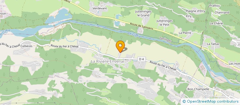 localisation de l'entreprise GFA LE CLATIVAN  LA RIVIERE-ENVERSE