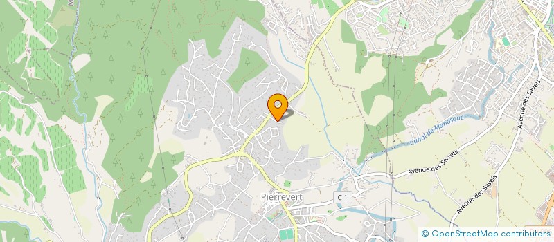 localisation de l'entreprise GFA LE CLOS  PIERREVERT