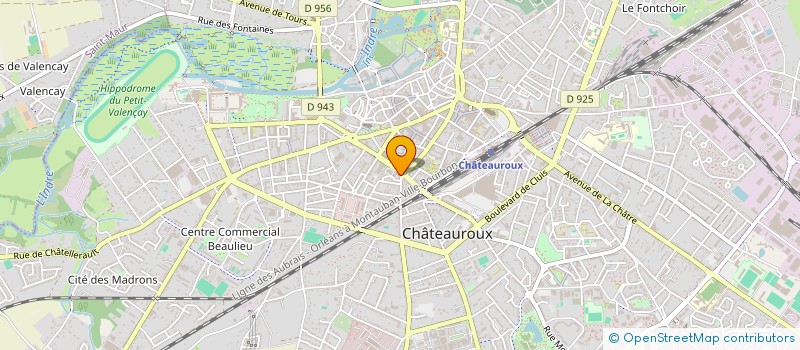 localisation de l'entreprise GFA LE CLOS à CHATEAUROUX