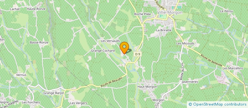 localisation de l'entreprise GFA LE CLOS D'ANTONIN à VILLIE-MORGON