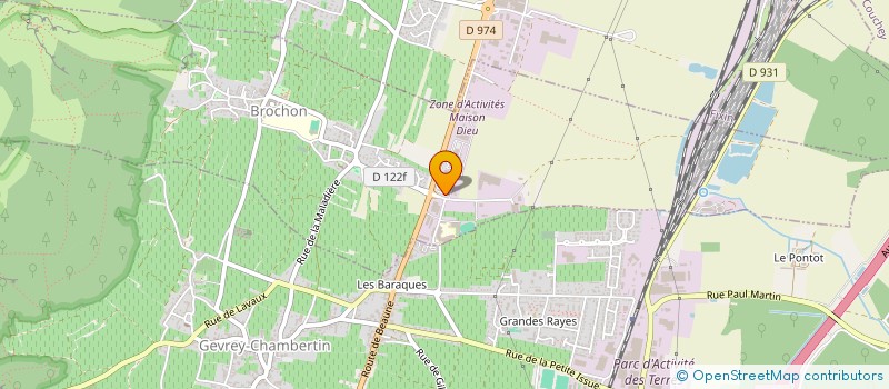 localisation de l'entreprise GFA LE CLOS DE LISON  BROCHON