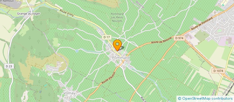 localisation de l'entreprise GFA LE CLOS DES DUCS DE ST ROMAIN  POMMARD