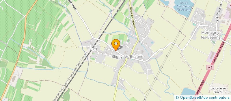 localisation de l'entreprise GFA  LE CLOS DES LILAS  CHOREY-LES-BEAUNE