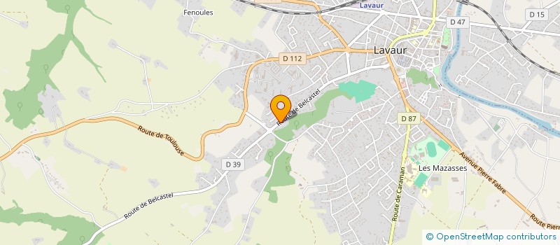 localisation de l'entreprise GFA LE CLOS OCCITAN à LAVAUR