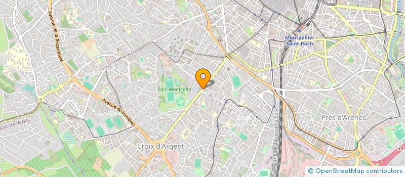 localisation de l'entreprise GFA LE CLOS POMIER à MONTPELLIER