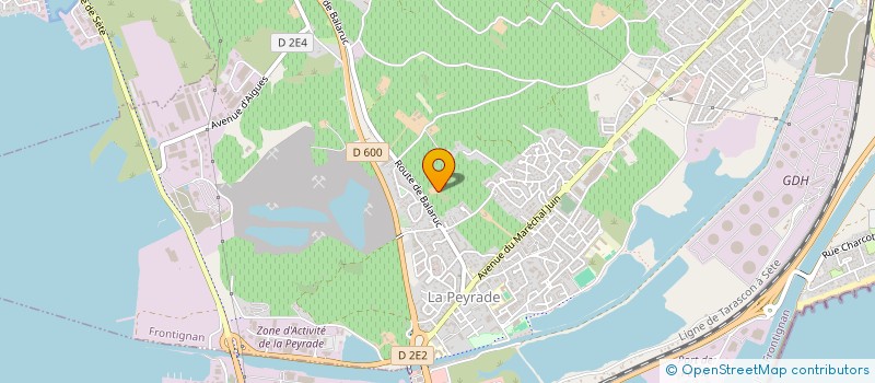 localisation de l'entreprise GFA LE CLOS SUZANNE à FRONTIGNAN