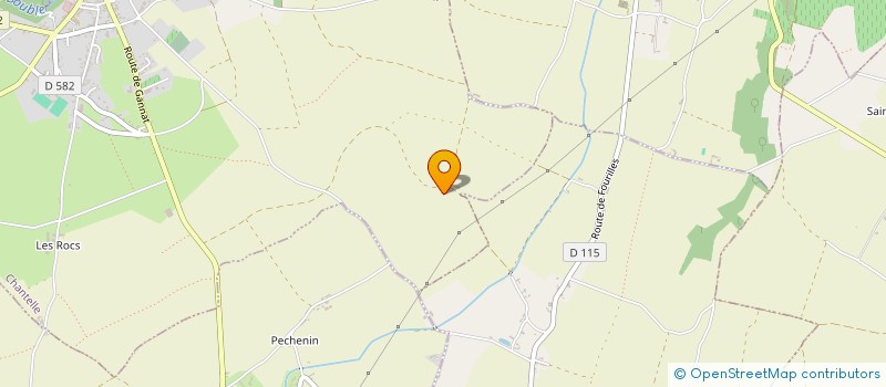 localisation de l'entreprise GFA LE CLUZIER CHAMPFORET  DENEUILLE-LES-CHANTELLE