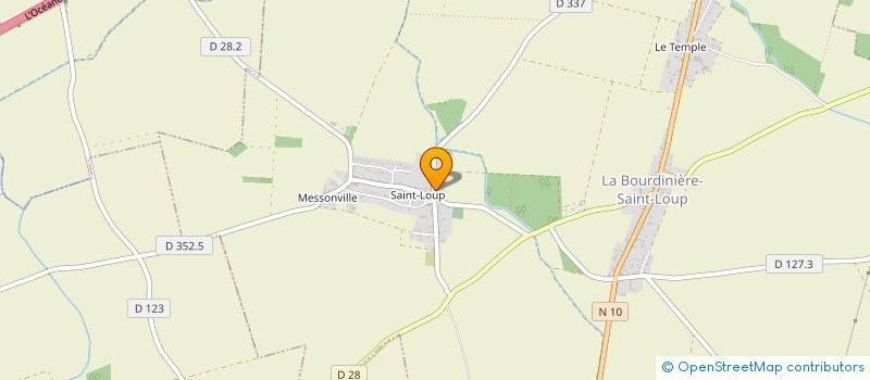 localisation de l'entreprise GFA LE COLOMBIER à LA BOURDINIERE-SAINT-LOUP