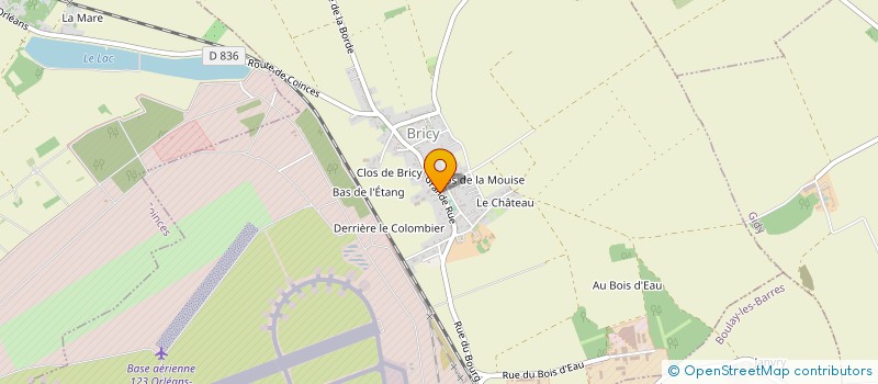 localisation de l'entreprise GFA LE COLOMBIER  BRICY