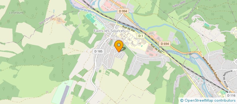 localisation de l'entreprise GFA LE COTEAU à L'ISLE EN RIGAULT