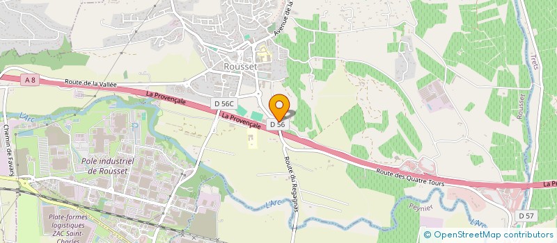 localisation de l'entreprise GFA LE DEFEND  ROUSSET