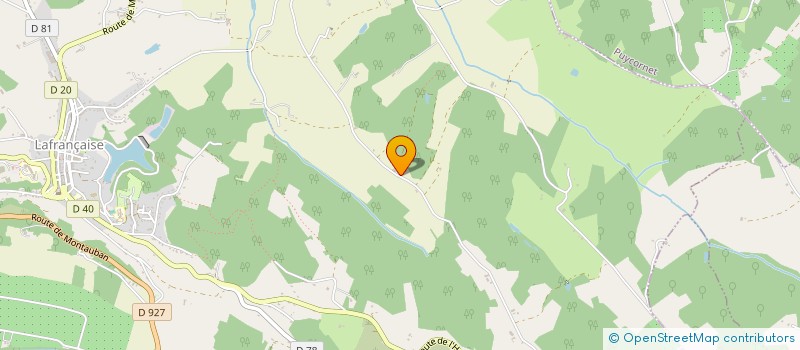 localisation de l'entreprise GFA LE DOMAINE DES CERFS  LAFRANCAISE