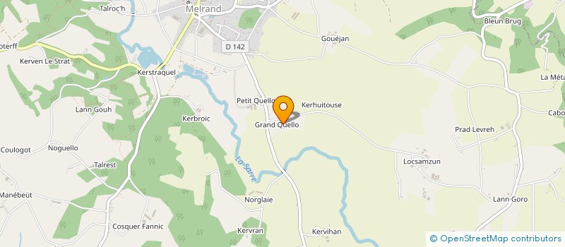 localisation de l'entreprise GFA LE DORZE  PLUMELIAU-BIEUZY