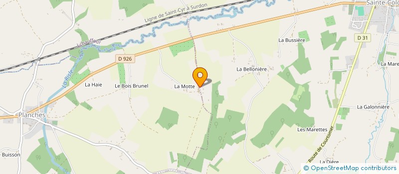 localisation de l'entreprise GFA LE HAMEL à SAINTE-GAUBURGE-SAINTE-COLOMBE