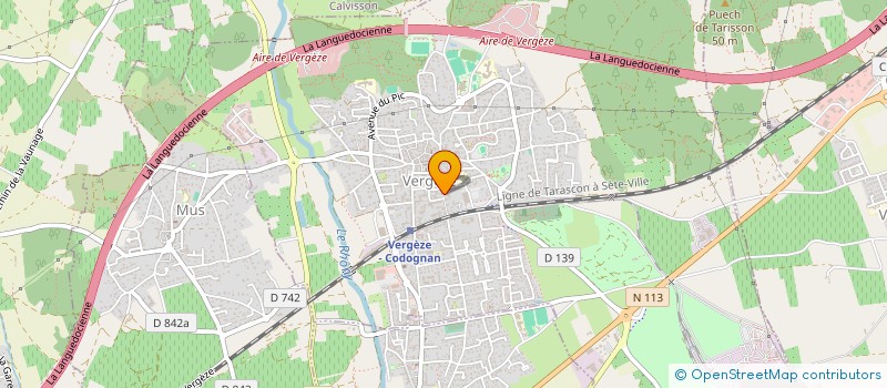 localisation de l'entreprise GFA LE LEGA  VERGEZE