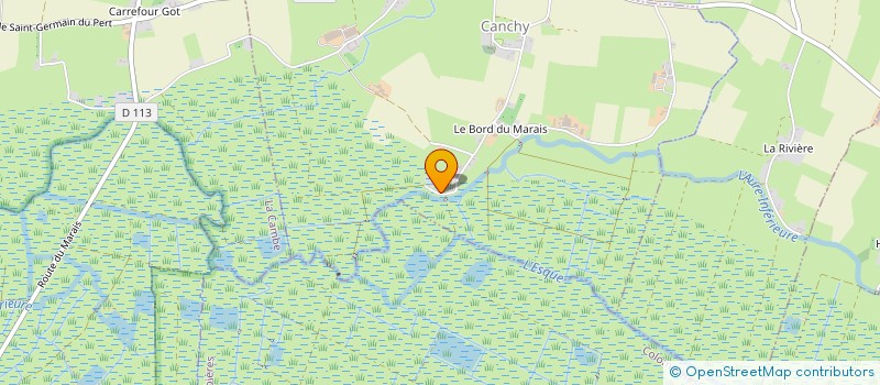 localisation de l'entreprise GFA LE LIEU GILLES  CANCHY