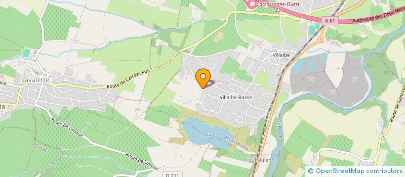 localisation de l'entreprise GFA LE LIGNET à CARCASSONNE
