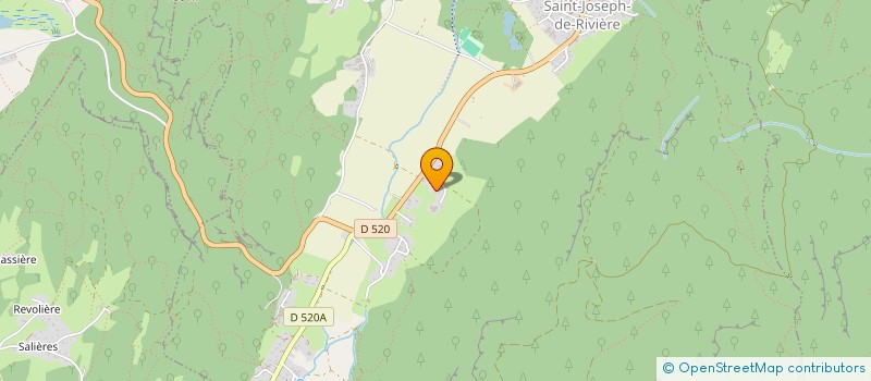 localisation de l'entreprise GFA LE MAS DE LA SIRANDIERE  SAINT-JOSEPH-DE-RIVIERE