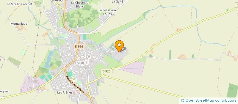 localisation de l'entreprise GFA LE MAS DU GOUR à LEVROUX