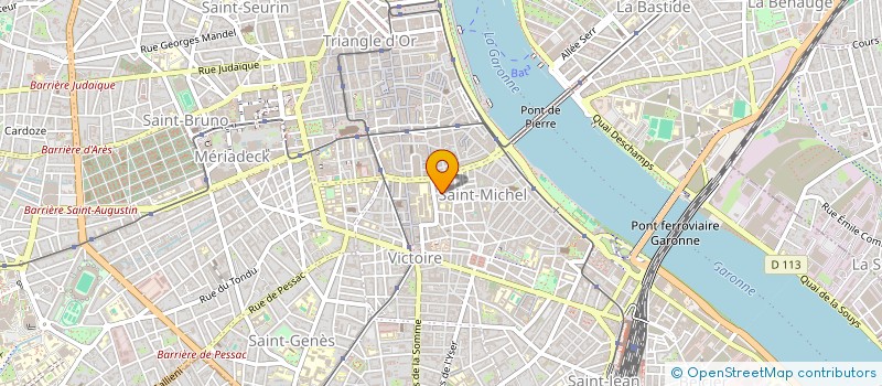 localisation de l'entreprise GFA LE MESTURA à BORDEAUX