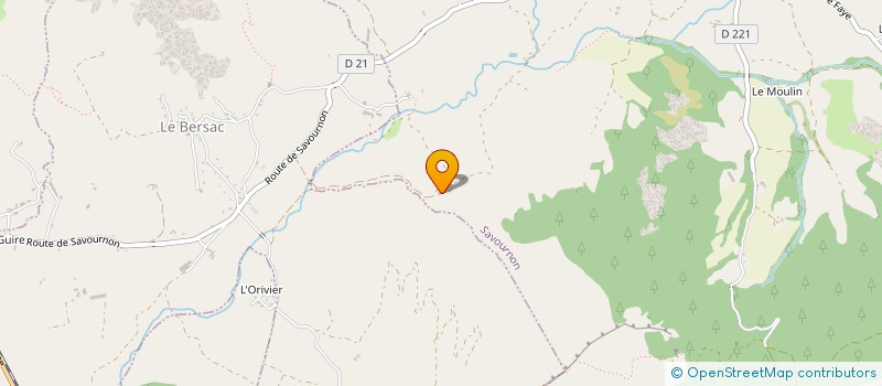 localisation de l'entreprise GFA LE MOUIS  SAVOURNON