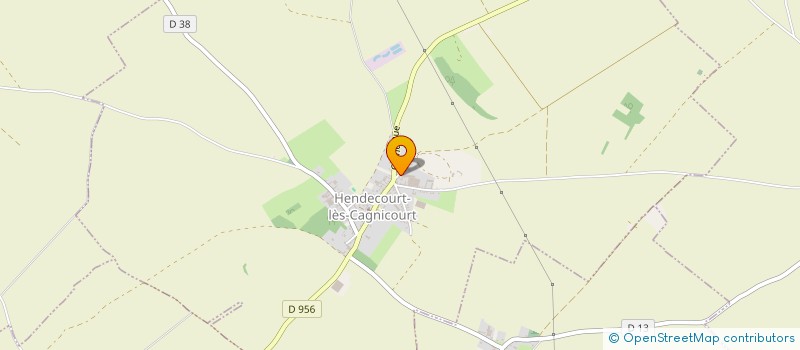 localisation de l'entreprise GFA LE PARADIS  HENDECOURT-LES-CAGNICOURT