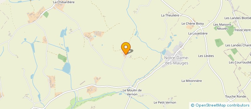 localisation de l'entreprise GFA LE PE GRIMAULT  BEAUPREAU-EN-MAUGES