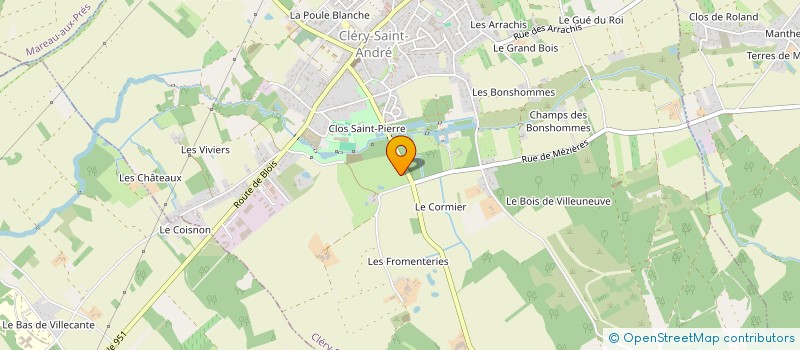 localisation de l'entreprise GFA LE PETIT CHAMBORD  DRY