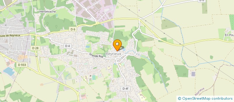 localisation de l'entreprise GFA LE PETITE RAMASSIERE à REYRIEUX