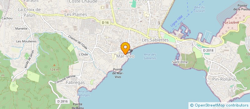 localisation de l'entreprise GFA LE PIGEONNIER à LA SEYNE-SUR-MER