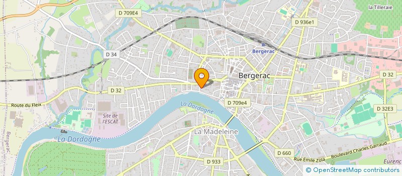 localisation de l'entreprise GFA LE PLAN DU CASSE à BERGERAC