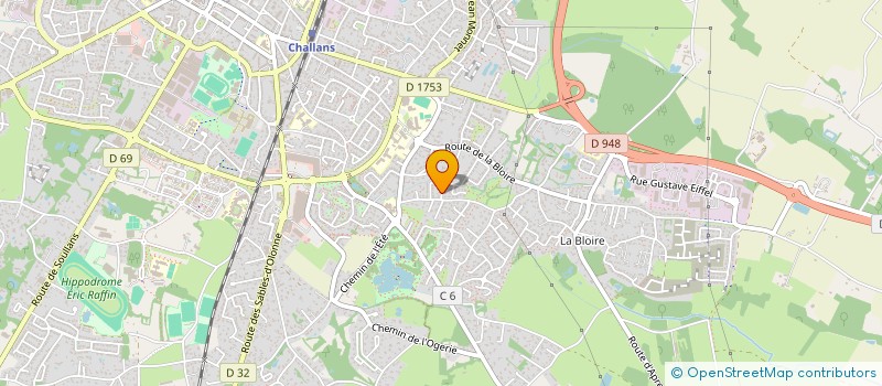 localisation de l'entreprise GFA LE PRE NEUF à CHALLANS
