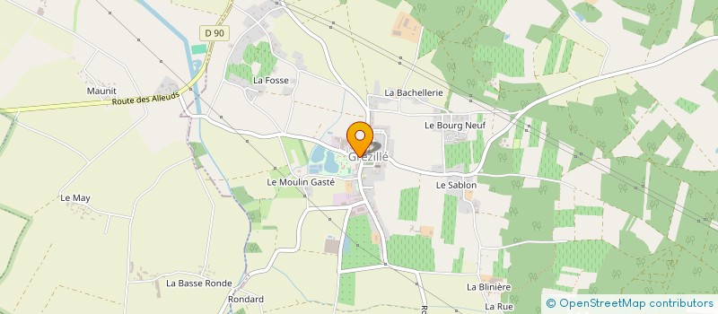 localisation de l'entreprise GFA LE PRIEURE à GENNES-VAL-DE-LOIRE