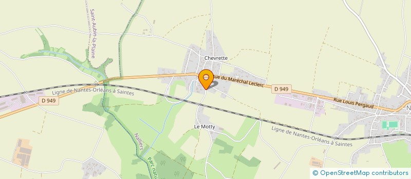 localisation de l'entreprise GFA LE PRIEURE  NALLIERS