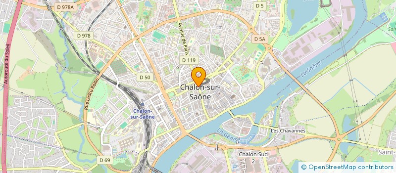 localisation de l'entreprise GFA LE PUITS BRINTET à CHALON-SUR-SAONE