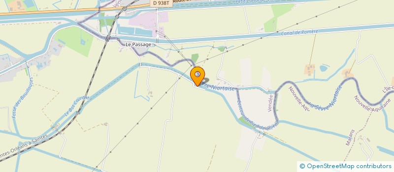 localisation de l'entreprise GFA LE RELAIS  MARANS