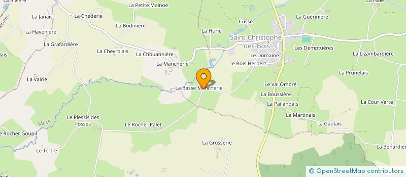 localisation de l'entreprise GFA LE ROCHER BLANC  CHATILLON-EN-VENDELAIS