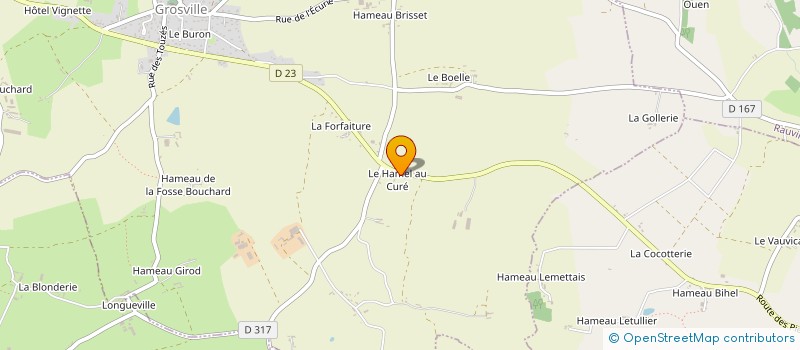 localisation de l'entreprise GFA LE ROUVILLOIS à GROSVILLE
