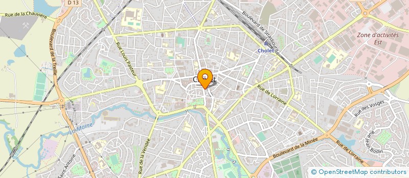 localisation de l'entreprise GFA LE SAINTONGE à CHOLET