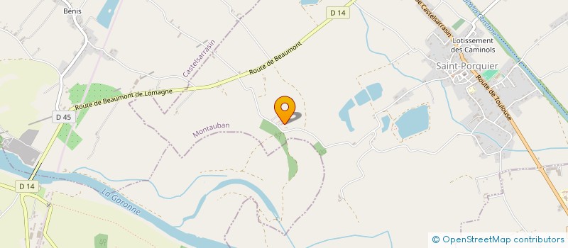 localisation de l'entreprise GFA LE TARA  SAINT-PORQUIER