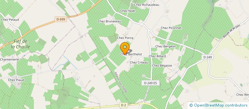 localisation de l'entreprise GFA LE TERRIER  REAUX SUR TREFLE