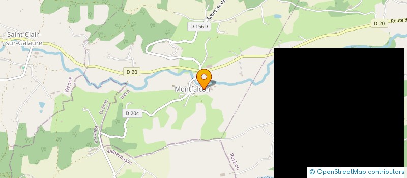 localisation de l'entreprise GFA  LE VAL VERS  MONTFALCON