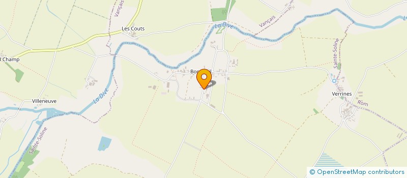 localisation de l'entreprise GFA LE VIAU  SAINTE-SOLINE