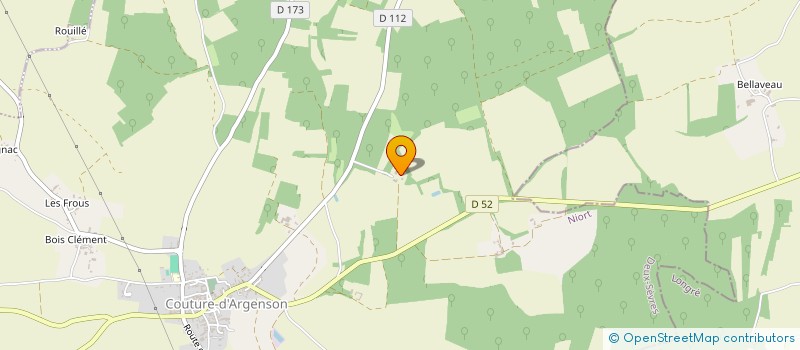 localisation de l'entreprise GFA LE VIVIER  COUTURE-D'ARGENSON