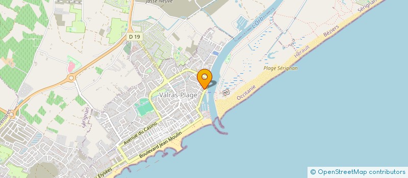 localisation de l'entreprise GFA LEAUDELA  VALRAS-PLAGE