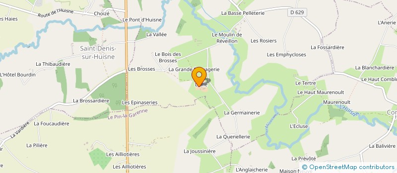 localisation de l'entreprise GFA LECAMUS à REVEILLON